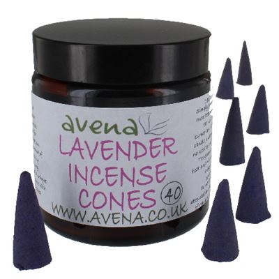 Lavender Avena Large Incense Cones 40